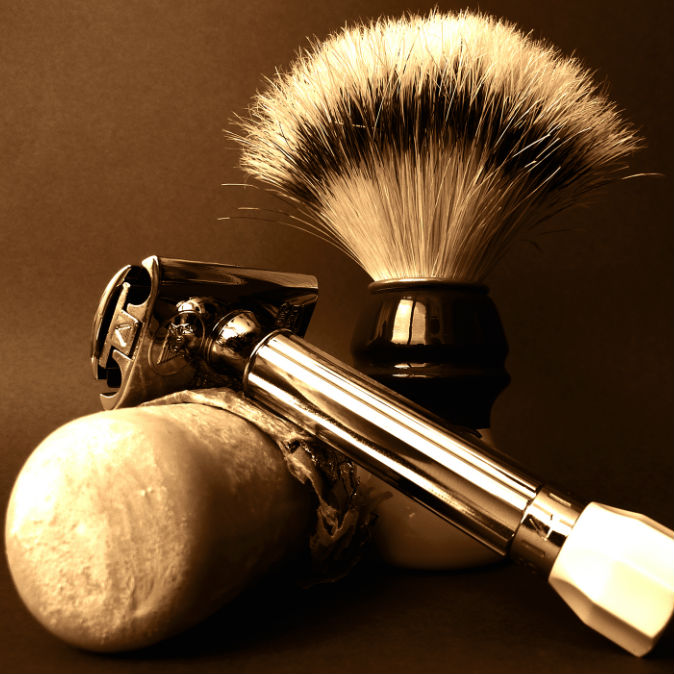utencilios de un barbero